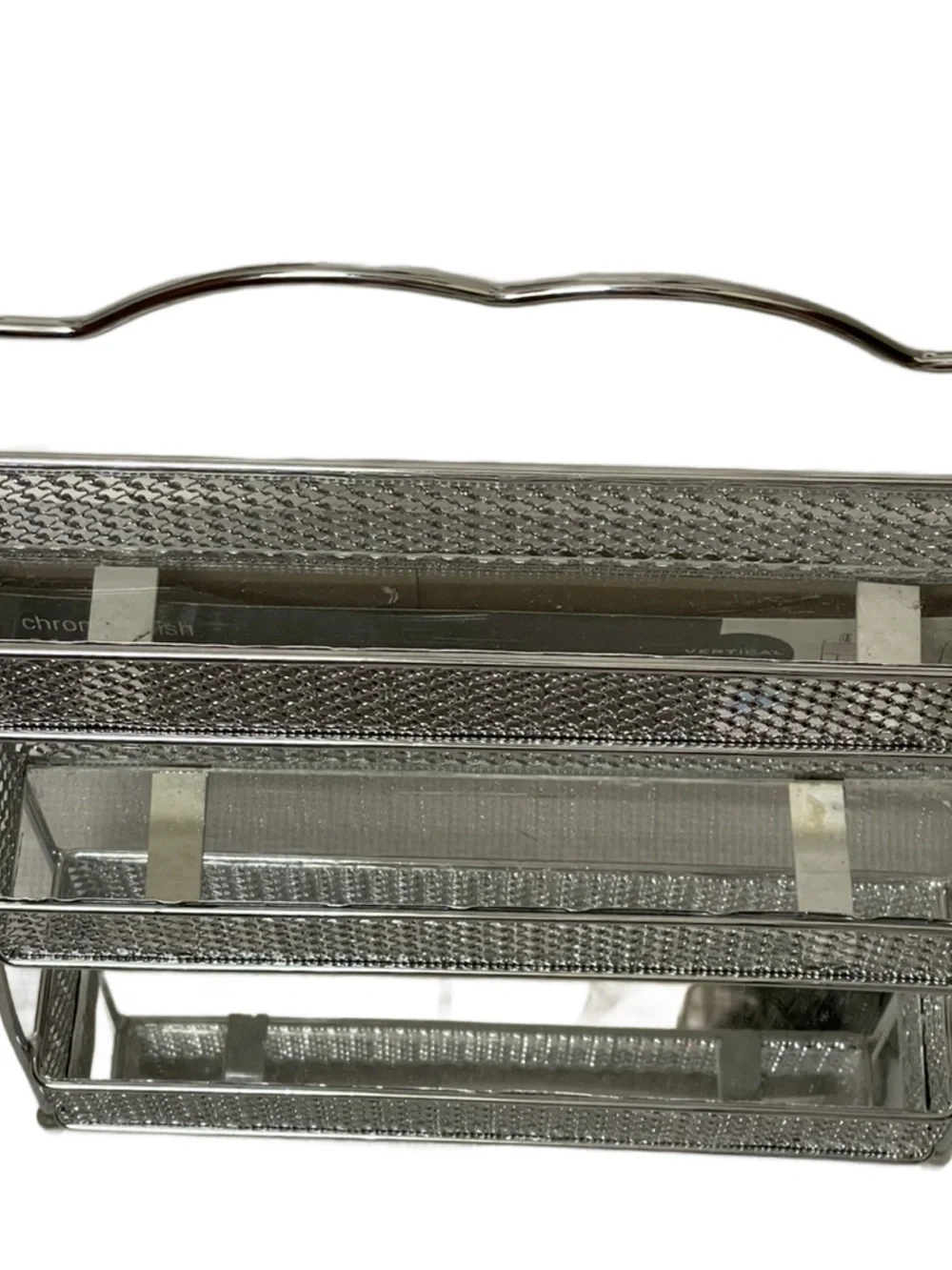Chrome Finish Nail Polish Organizer Rack - 3 Tier (NWT)